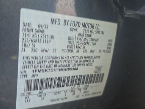 Used 2022 Ford Explorer XLT w/ Equipment Group 202A image 15