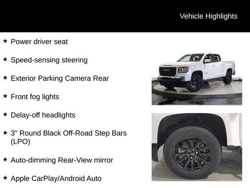 Used 2022 GMC Canyon Elevation w/ Trailering Package RWD image 13