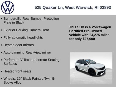 Certified 2023 Volkswagen Tiguan SE R-Line image 13