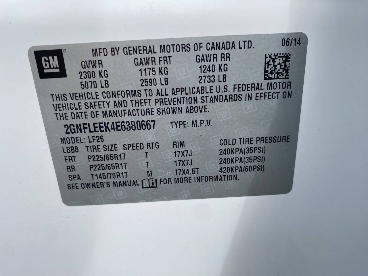 Used 2014 Chevrolet Equinox LS AWD/4WD image 27