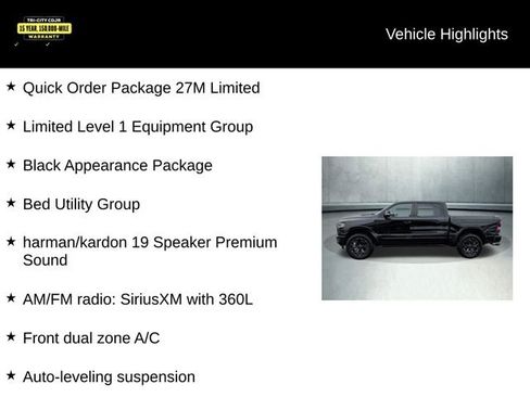 Used 2020 RAM 1500 Limited w/ Black Appearance Package image 10