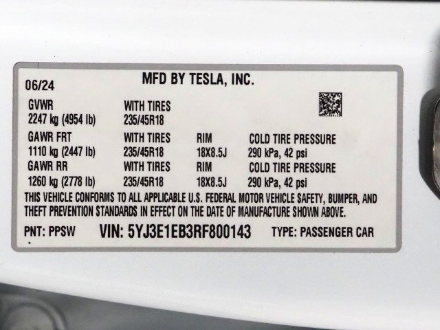 Used 2024 Tesla Model 3 Long Range AWD/4WD image 72