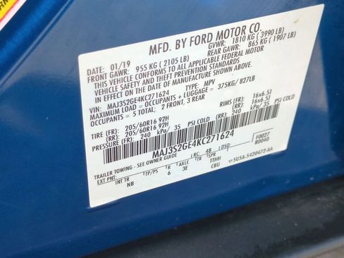 Used 2019 Ford EcoSport SE w/ SE Convenience Package image 37