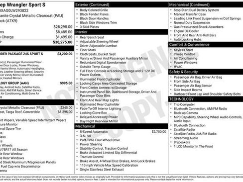 Used 2020 Jeep Wrangler Sport image 10