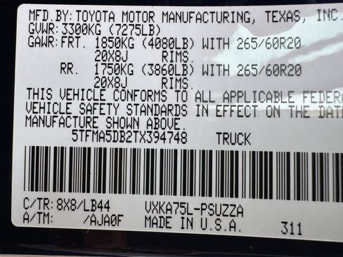 New 2026 Toyota Tundra 1794 Edition image 25