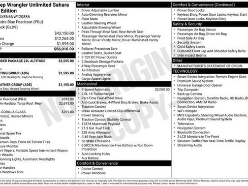 Certified 2022 Jeep Wrangler Unlimited Sahara AWD/4WD image 11