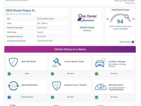Certified 2024 Nissan Rogue SL w/ SL Premium Package image 22