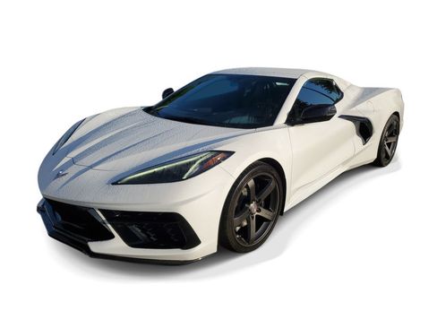 Used 2023 Chevrolet Corvette Stingray Convertible w/ Chrome Exterior Badge Package RWD image 2
