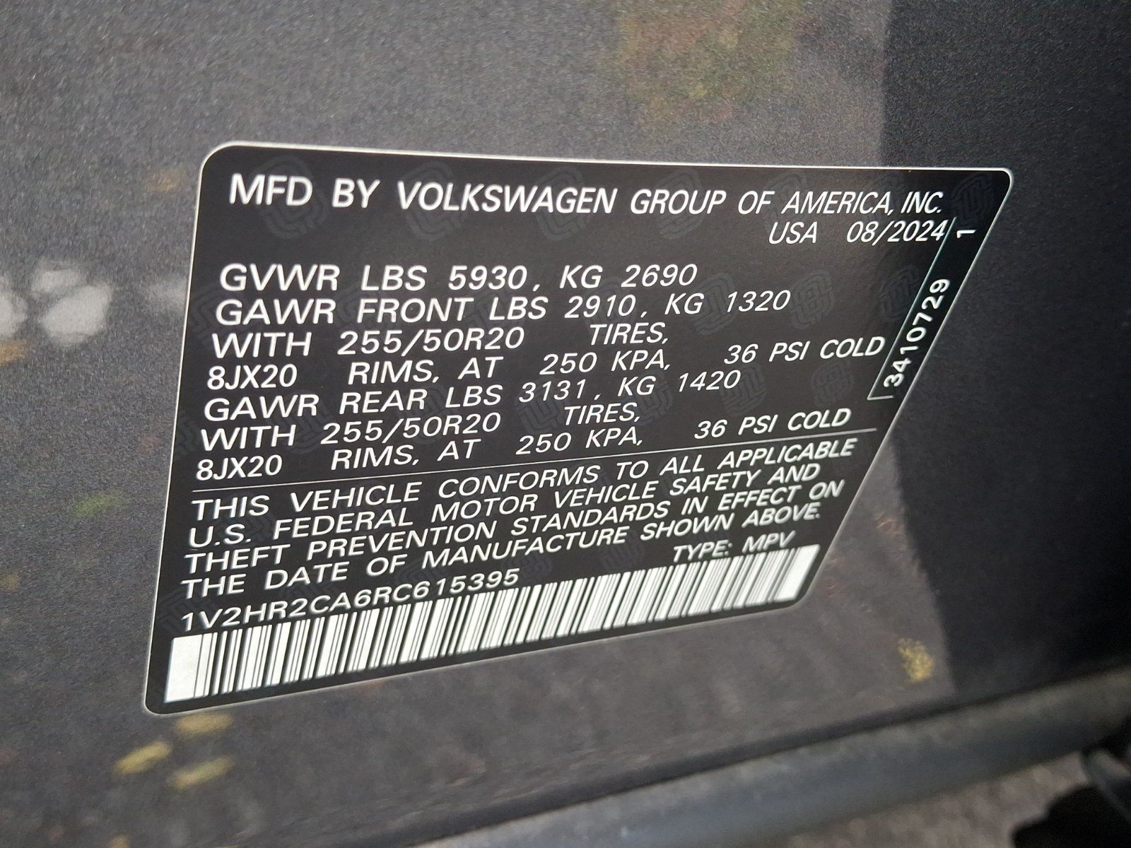 Certified 2024 Volkswagen Atlas SE AWD/4WD image 29