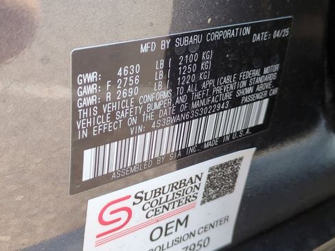 Used 2025 Subaru Legacy Limited image 36