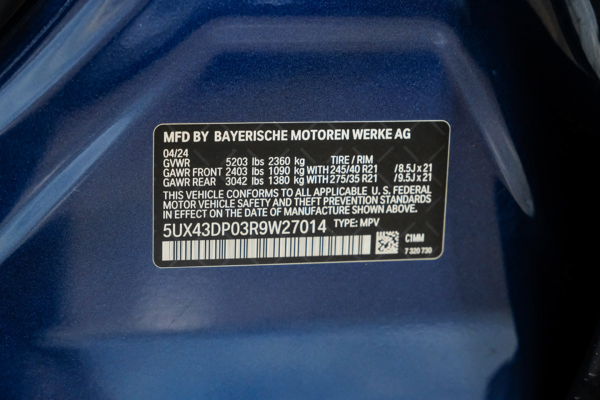 Used 2024 BMW X3 sDrive30i w/ Premium Package RWD image 64