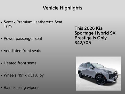 New 2026 Kia Sportage SX Prestige AWD/4WD image 33