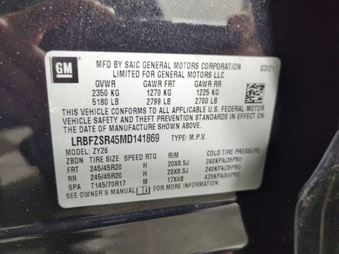 Used 2021 Buick Envision Avenir w/ Technology Package II AWD/4WD image 31