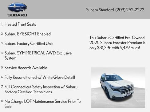Used 2025 Subaru Forester Premium AWD/4WD image 2