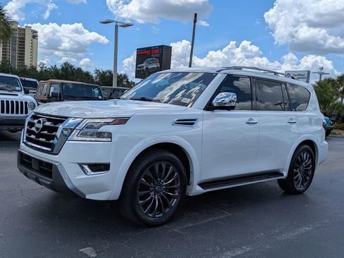 Used 2023 Nissan Armada Platinum w/ Captain's Chairs Package AWD/4WD image 6