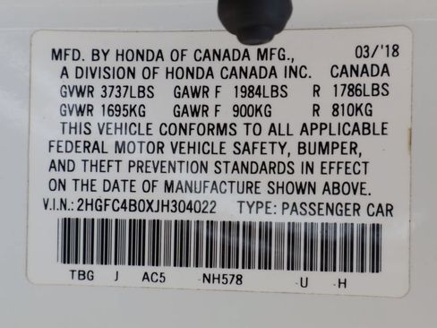 Used 2018 Honda Civic LX-P image 29