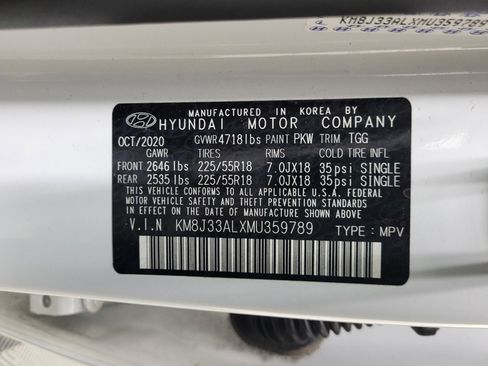 Used 2021 Hyundai Tucson SEL w/ Cargo Package FWD image 33