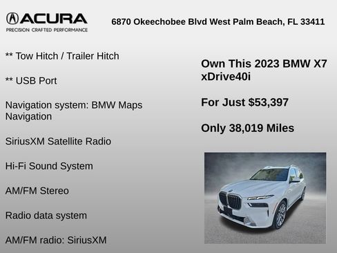 Used 2023 BMW X7 xDrive40i image 24