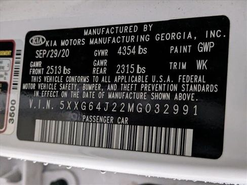 Used 2021 Kia K5 GT-Line w/ GT-Line FWD Premium Package image 16