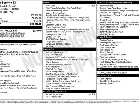 Used 2016 Kia Sorento EX w/ EX Premium Package image 6