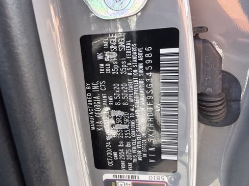 Used 2025 Kia Sorento EX AWD/4WD image 30