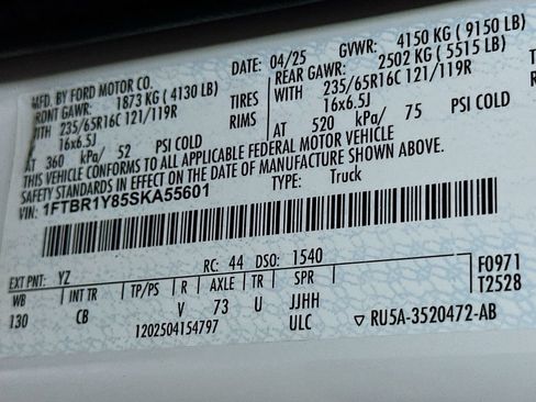 Used 2025 Ford Transit 250 Low Roof w/ Exterior Upgrade Package RWD image 26