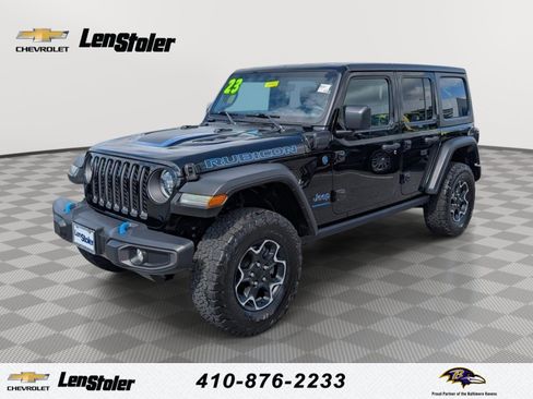 Used 2023 Jeep Wrangler Unlimited Rubicon 4xe w/ Cold Weather Group AWD/4WD image 1