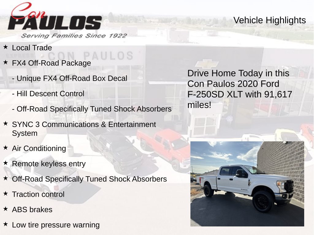 Used 2020 Ford F250 XLT w/ XLT Value Package AWD/4WD image 7