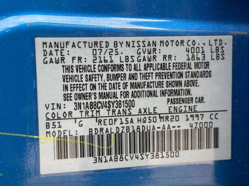 Used 2025 Nissan Sentra SV FWD image 20