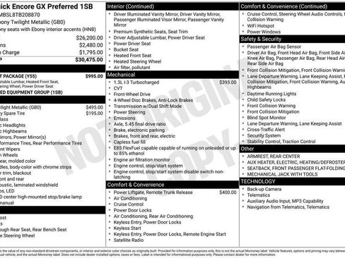 New 2026 Buick Encore GX Preferred w/ Comfort Package FWD image 26