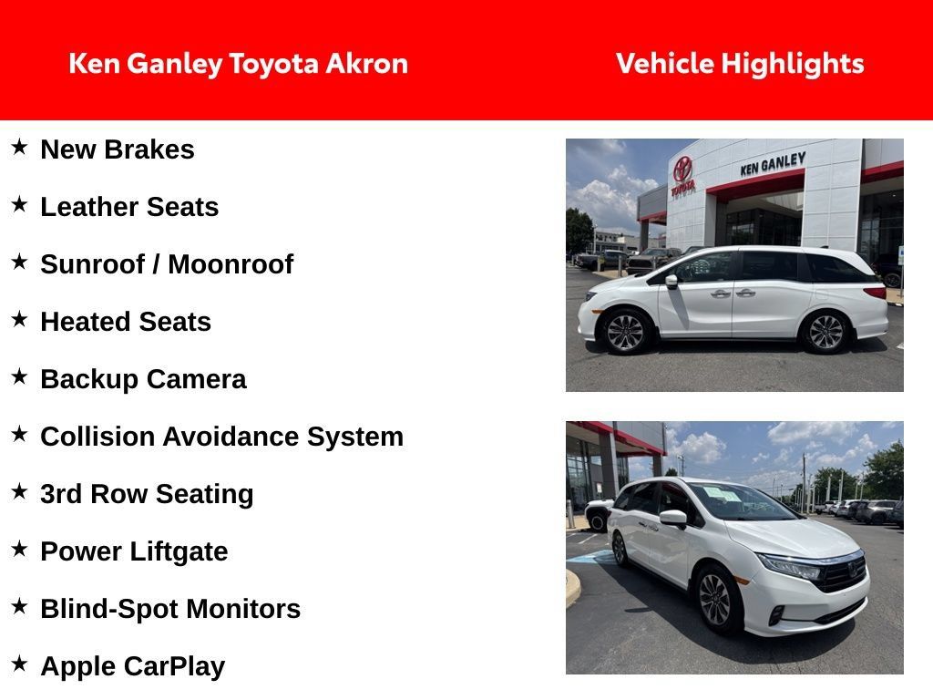 Used 2021 Honda Odyssey EX-L image 2