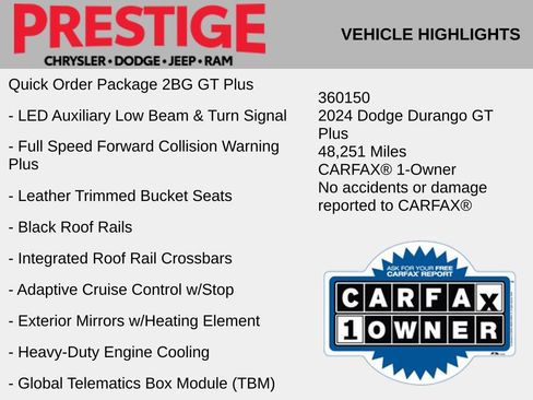 Used 2024 Dodge Durango GT image 6