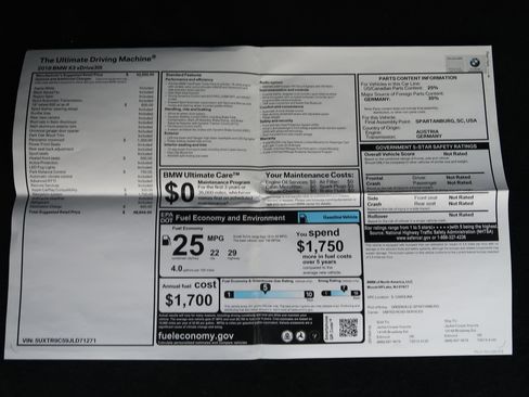 Used 2018 BMW X3 xDrive30i image 27