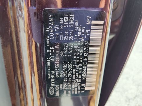 Used 2022 Hyundai Palisade SEL w/ 8P Bench Seat Package image 37