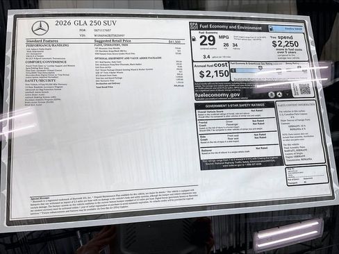 New 2026 Mercedes-Benz GLA 250 GLA 250 image 19
