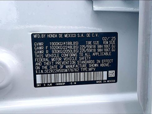 Certified 2025 Honda HR-V Sport image 34