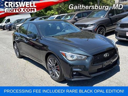 Used 2023 INFINITI Q50 Red Sport 400 w/ Black Opal Edition AWD/4WD image 8