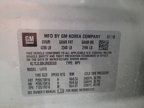 Used 2018 Chevrolet Trax LT w/ LT Convenience Package image 33