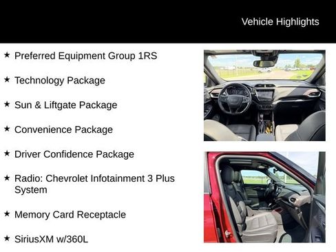 Used 2021 Chevrolet TrailBlazer RS w/ Sun and Liftgate Package AWD/4WD image 12