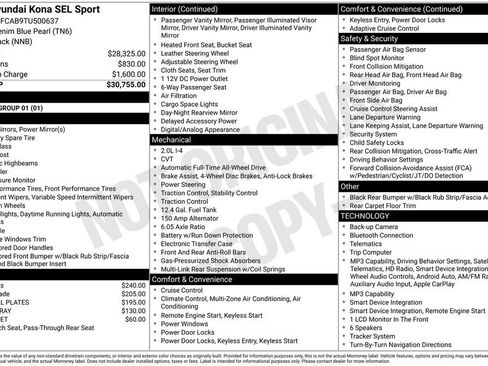 New 2026 Hyundai Kona SEL Sport AWD/4WD image 25
