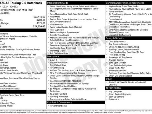 Used 2017 MAZDA MAZDA3 Touring image 28