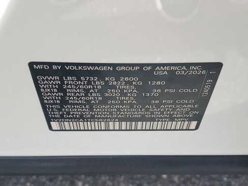 New 2026 Volkswagen Atlas SE FWD image 28