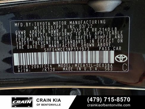 Used 2022 Toyota Corolla SE image 34