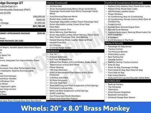Used 2017 Dodge Durango GT AWD/4WD image 42