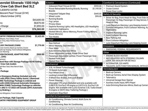 Used 2023 Chevrolet Silverado 1500 High Country w/ High Country Premium Package image 6