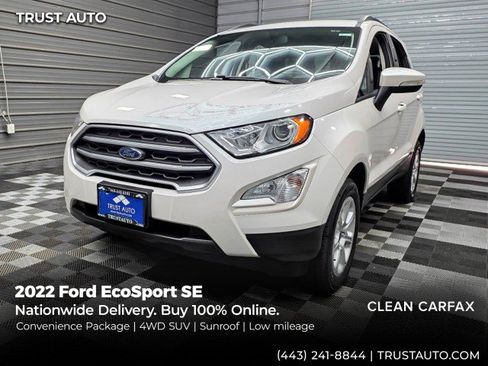 Used 2022 Ford EcoSport SE w/ SE Convenience Package AWD/4WD image 1