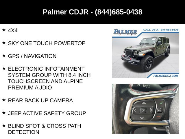 Used 2020 Jeep Wrangler Unlimited Rubicon w/ Quick Order Package 28Y Recon AWD/4WD image 6