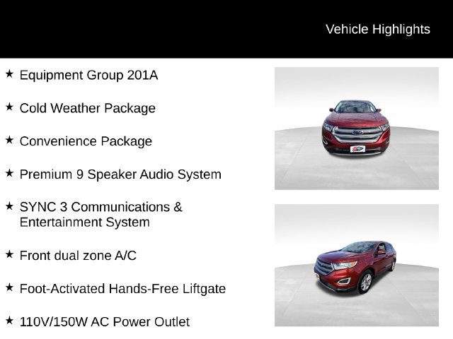 Used 2018 Ford Edge SEL w/ Equipment Group 201A AWD/4WD image 13