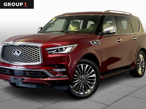Used 2021 INFINITI QX80 Sensory w/ Cargo Package AWD/4WD image 1