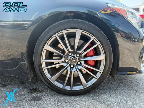 Used 2023 INFINITI Q50 Red Sport 400 w/ Black Opal Edition AWD/4WD image 9
